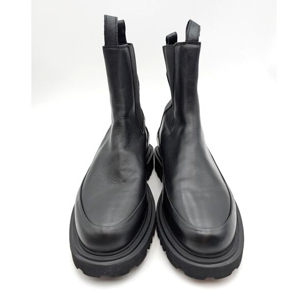 Allsaints Harlee Pull On Chelsea Boots Round Toe Women's Black Size US9.5 EU39.5 - Picture 2 of 13